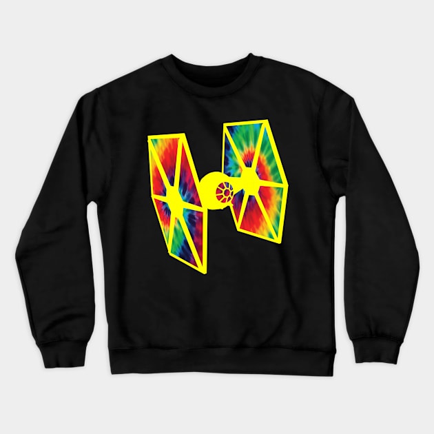 Tie-Dye Peace Keeper 2 Crewneck Sweatshirt by LaserBrainDesign